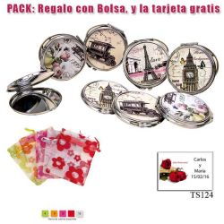 Precioso espejo Vintage de calidad, con estructura de metal