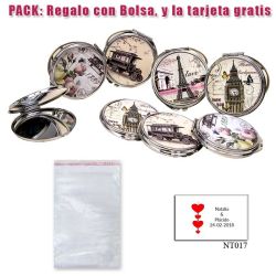 Precioso espejo Vintage de calidad, con estructura de metal