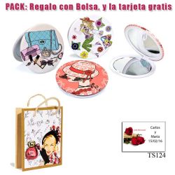 Espejo con bonitos dibujos surtidos para tus invitadas