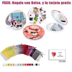 Espejo con bonitos dibujos surtidos para tus invitadas