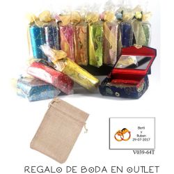 Pack de estuche con espejo para barra de labios con bolsa y tarjeta