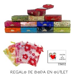 Pack de estuche con espejo para barra de labios con bolsa y tarjeta