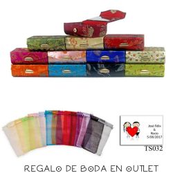 Pack de estuche con espejo para barra de labios con bolsa y tarjeta