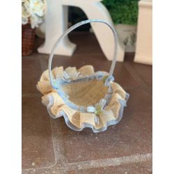 Cojín color saco en tono azul para tus alianzas de boda