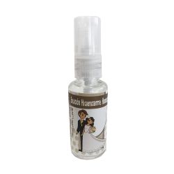 Bote hidrogel 30 ml con pegatina de novios          