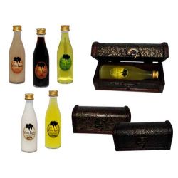 BOTELLA DE LICOR VARADERO + BAUL DE MADERA (8090)