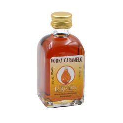 Licor para boda vodka caramelo 50ml