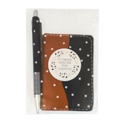 Libreta y boli  Conjunto práctico