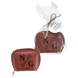 Monedero grabado  Sencillez con estilo